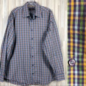 Robert Talbott | Plaid Long Sleeve Button Up Shirt